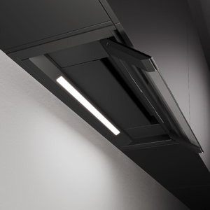 SHEDIR HOOD 60 BLACK GLASS